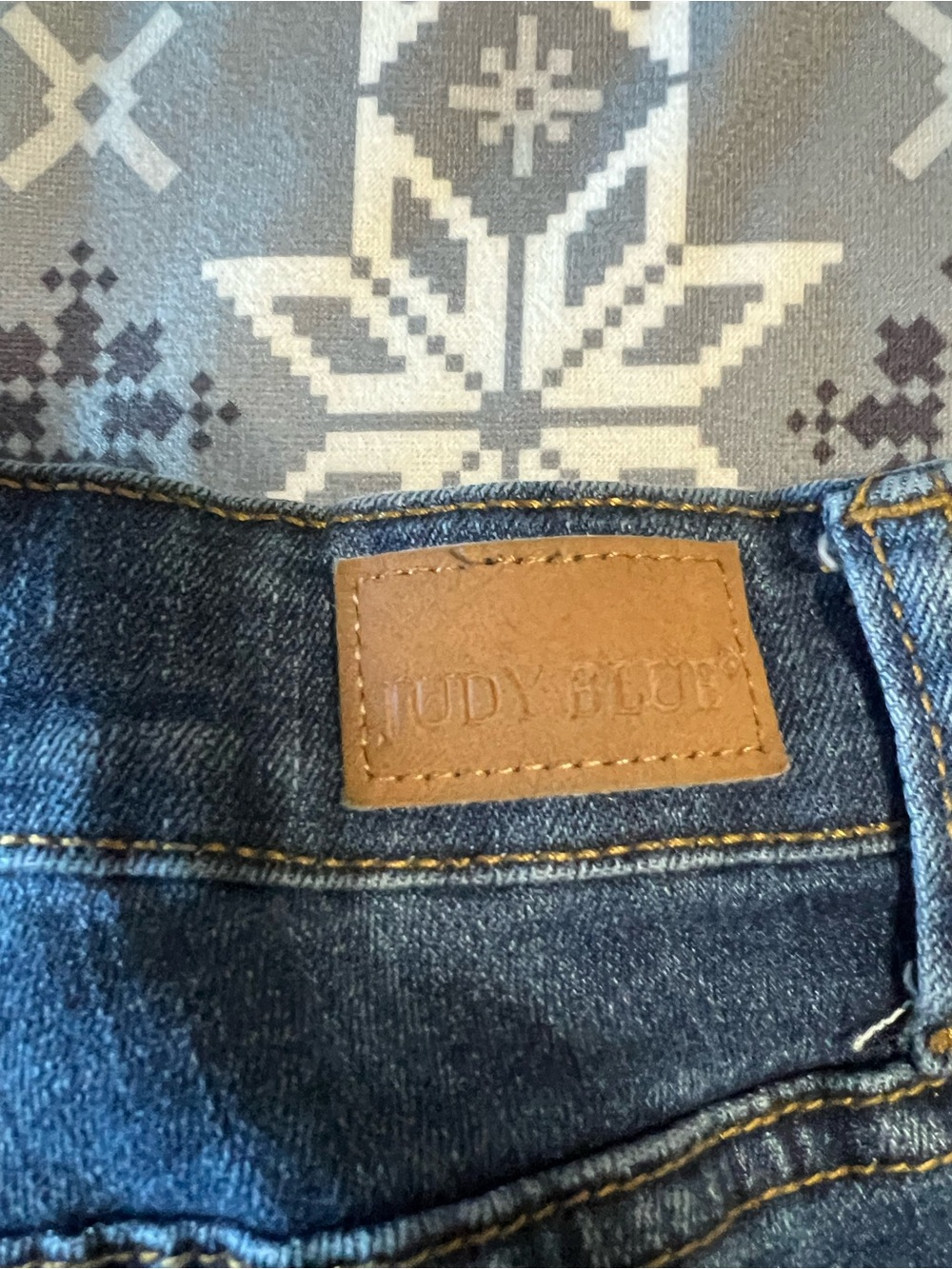Judy Blue Dark Blue Straight-Leg Women's Jeans - Picture 6 of 8